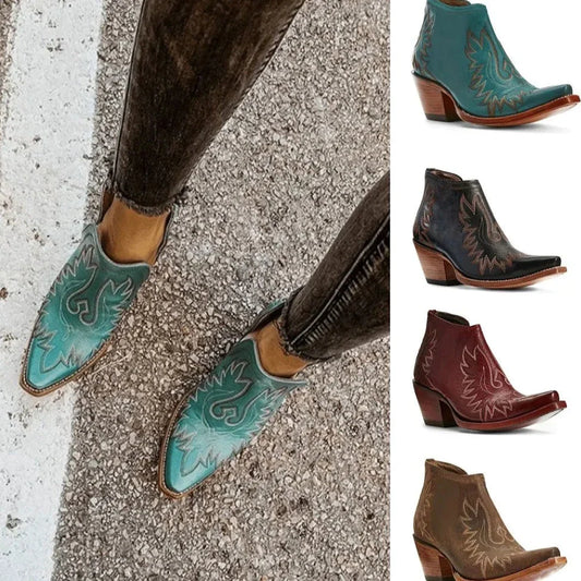Zapatos Texanos  Cowboy Verde
